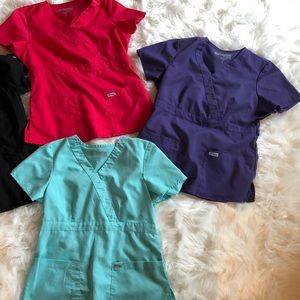 3 Grey’s Anatomy scrub tops